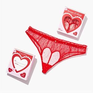 Valentines panty box